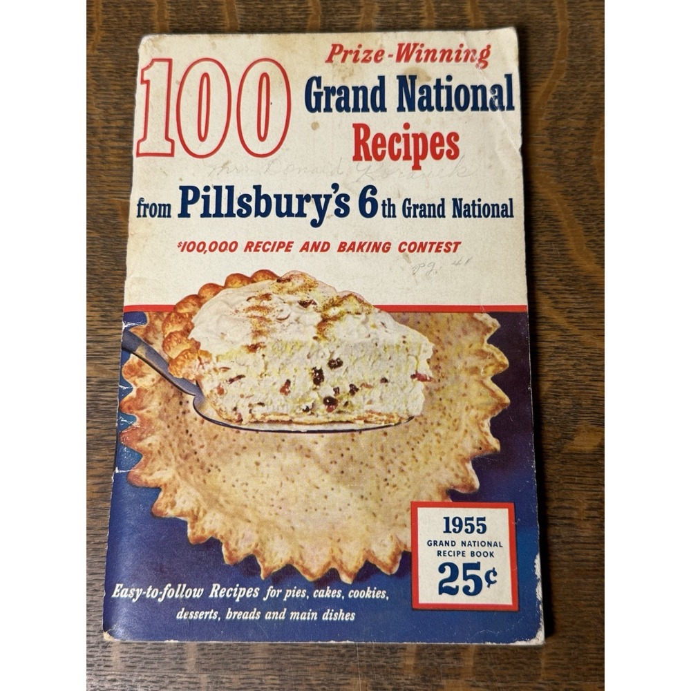 Pillsbury 6th Grand National Prize Winning Recipe Booklet First Edition 1955